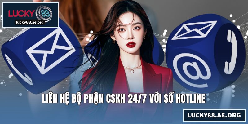 Liên hệ bộ phận CSKH 24/7 với số hotline