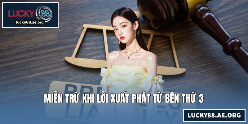 Miễn trừ khi lỗi xuất phát từ bên thứ 3